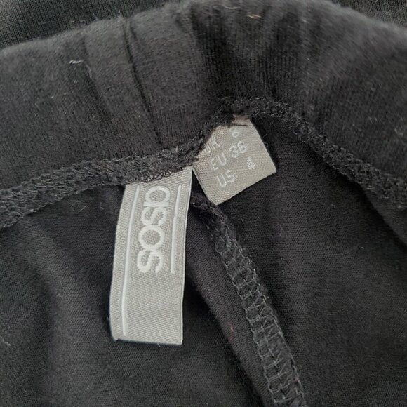 Asos Woman's Black‎ Ankle Leggings US 4 - Picture 2 of 5